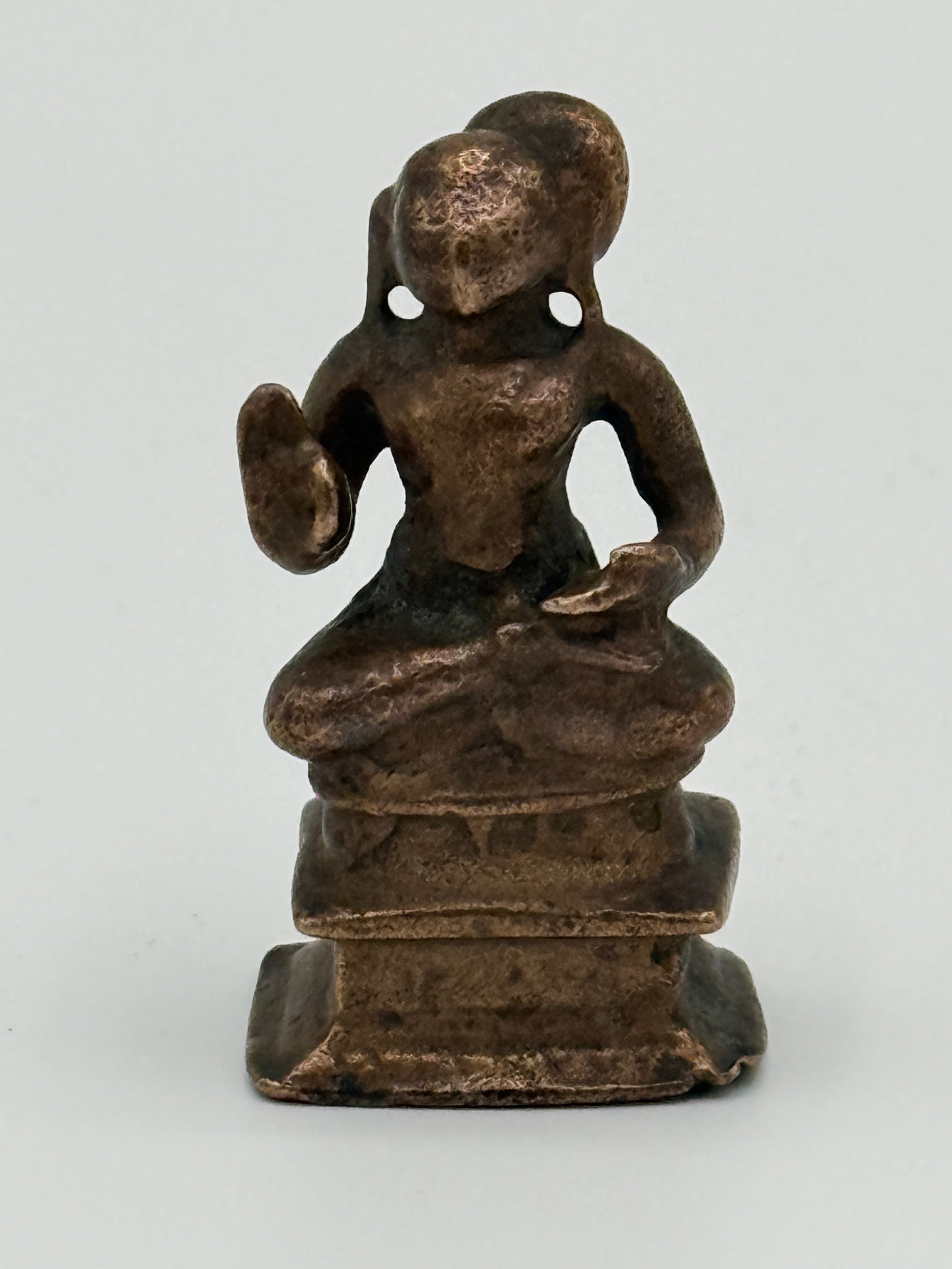 Antik Nammalvar bronze statue. Indien. Fra 17.-18. Århundrede