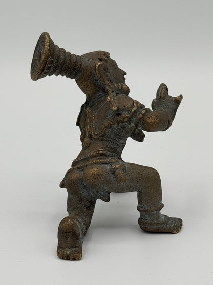 Antik Bala Krishna bronze statue. Indien. Fra 17. Århundrede