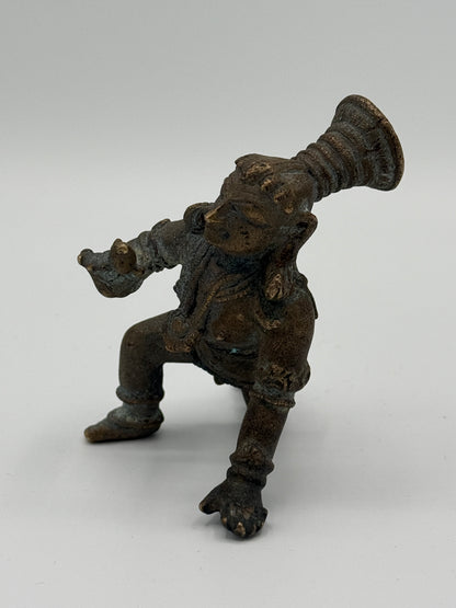 Antik Bala Krishna bronze statue. Indien. Fra 17. Århundrede