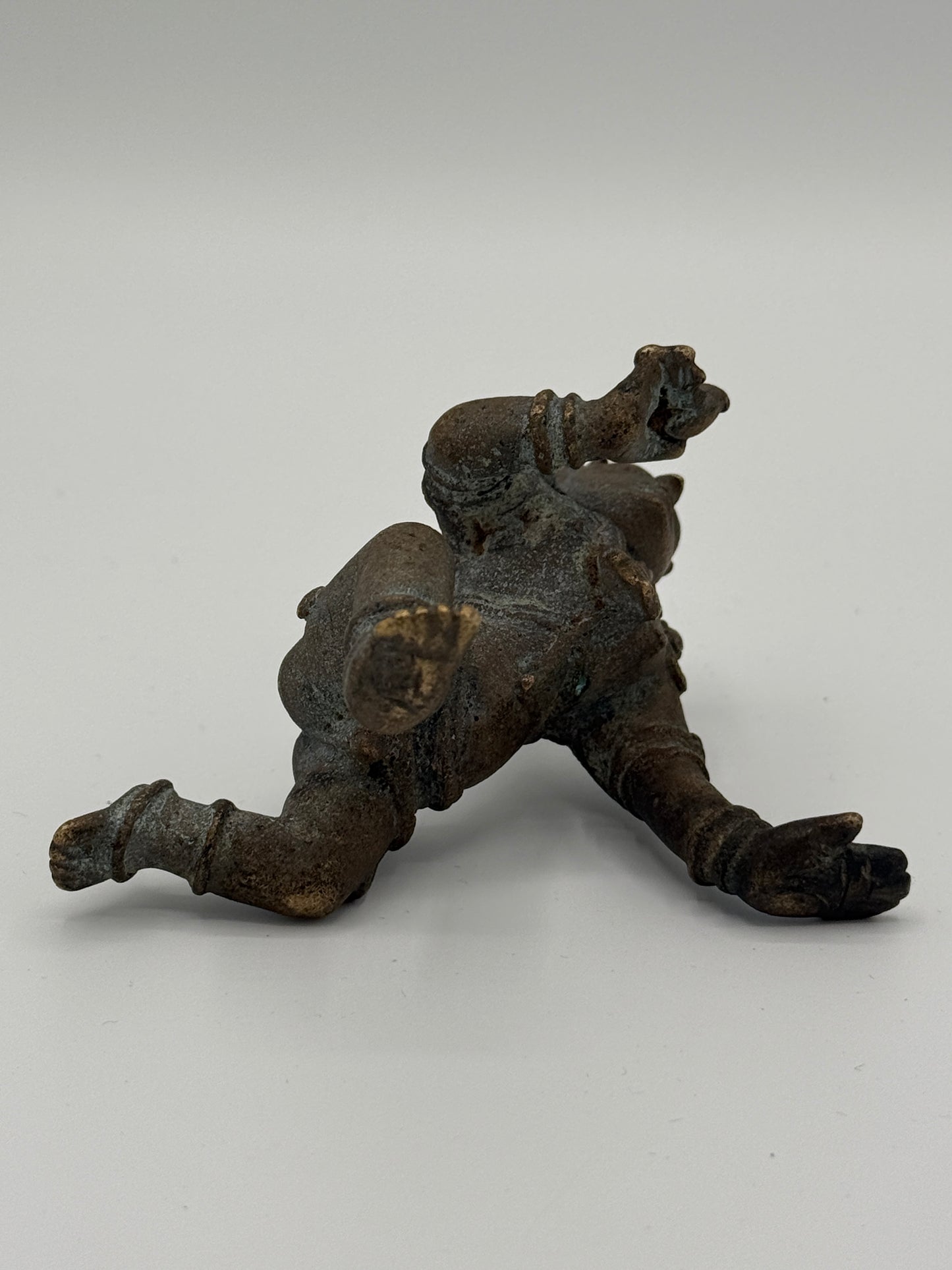 Antik Bala Krishna bronze statue. Indien. Fra 17. Århundrede