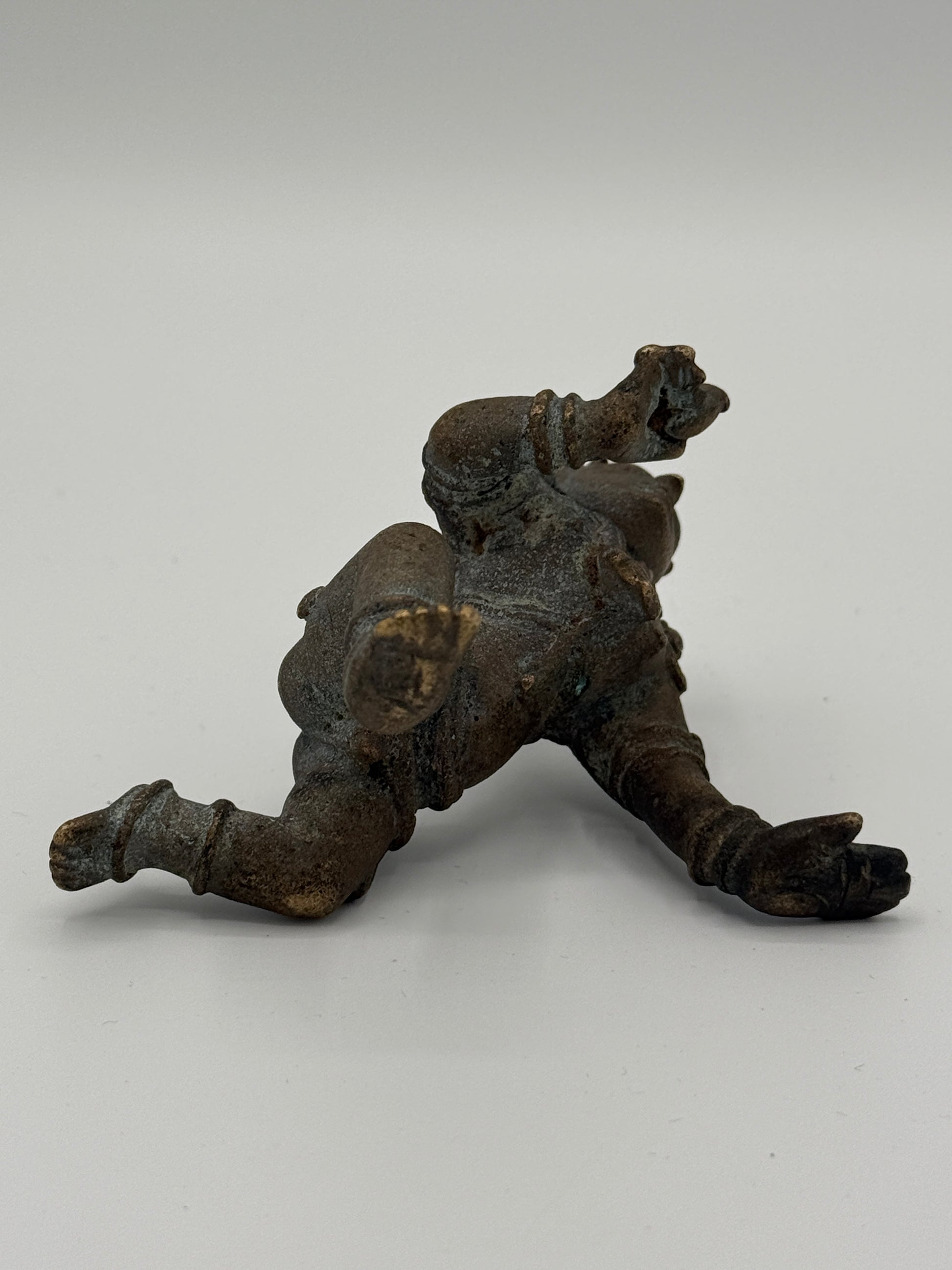 Antik Bala Krishna bronze statue. Indien. Fra 17. Århundrede