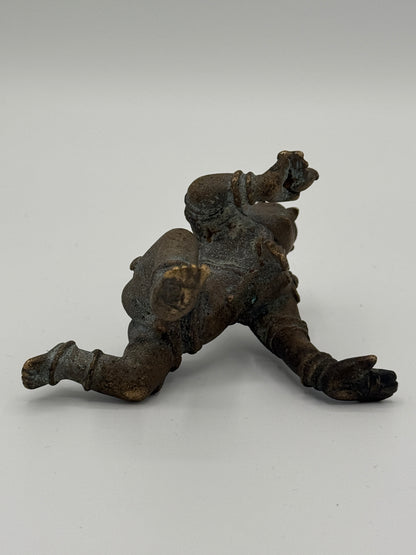 Antik Bala Krishna bronze statue. Indien. Fra 17. Århundrede