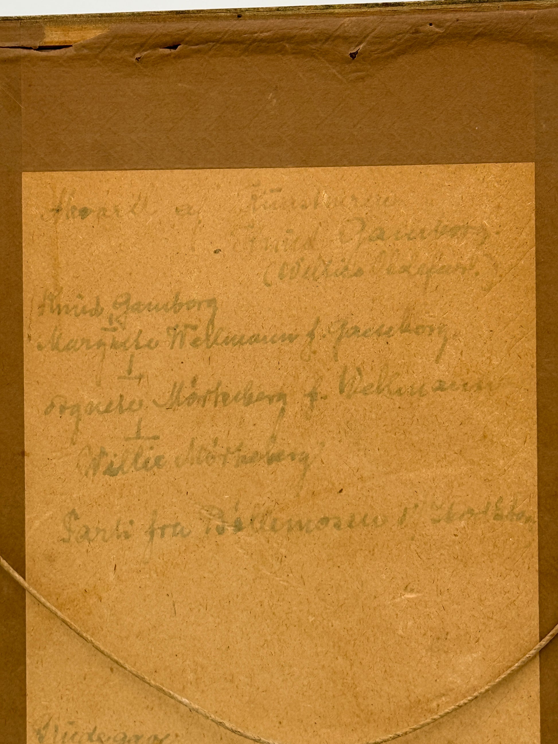 Knud Gamborg (f.1828-1900.) Impressionistisk akvarel af Bøllemosen ved Hillerød. Slut 19. Årh