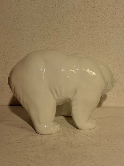 Knud Kyhn. Royal Copenhagen. Stående hvid bjørn, modelnr: 237