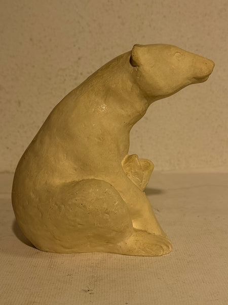Robert Lund Jensen (b.1915-2003.) Ceramic Polar Bear with Fish.