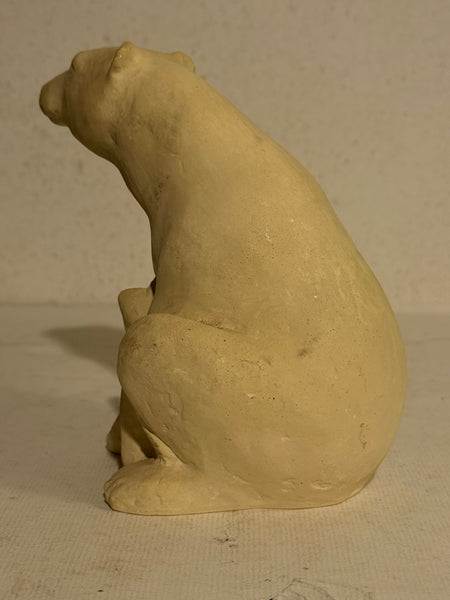 Robert Lund Jensen (b.1915-2003.) Ceramic Polar Bear with Fish.