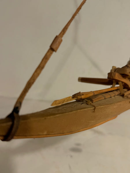 Ældre grønlandsk fanger kajak model, fra midt 1900 tallet.