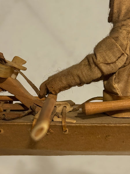 Ældre grønlandsk fanger kajak model, fra midt 1900 tallet.