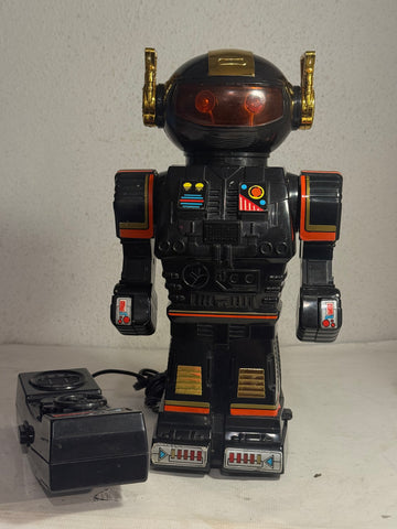 Vintage Playwell Talk-A-Tron Robot, from the 1980s.