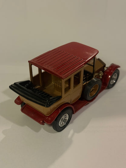 Vintage Lesney Matchbox 1912 Rolls Royce metal bil, fra 1970érne.