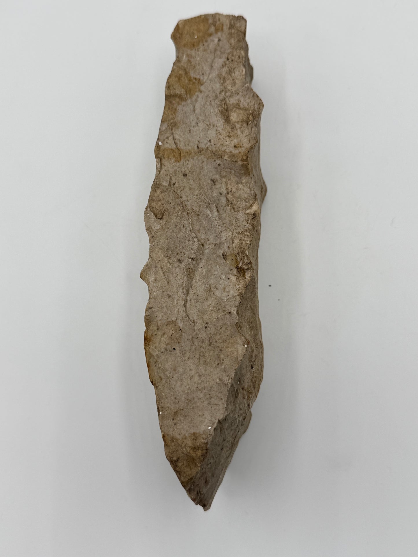 Dansk Stenalder. Tyknakket Valbyøkse i flint. 3000-1800 F.Kr