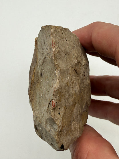 Dansk Stenalder. Tyknakket Valbyøkse i flint. 3000-1800 F.Kr