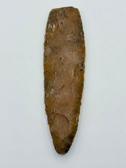 Dansk Stenalder. Spyd / Dolk spids. Tragtbæger kultur: 4000-2800 F.Kr