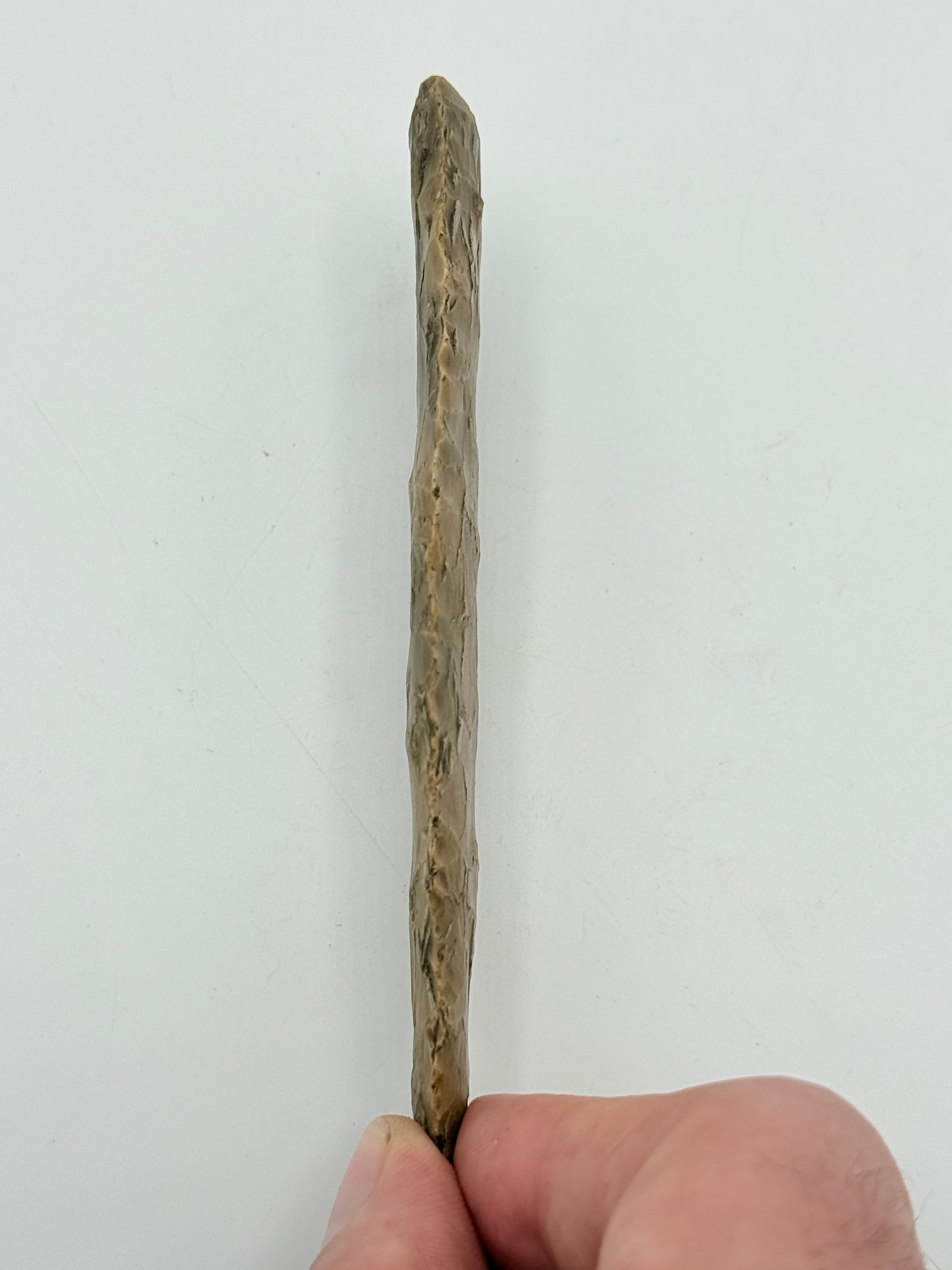 Dansk Stenalder. Spyd / Dolk spids. Tragtbæger kultur: 4000-2800 F.Kr