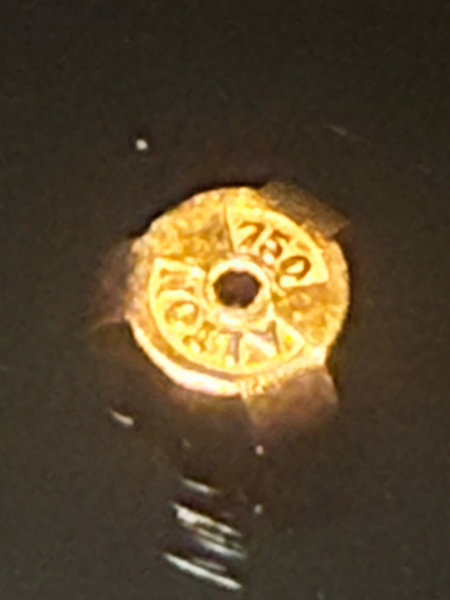 Alton, Vintage 18K.Guld ørestikker, med brillianter. Sverige, 1960-80érne