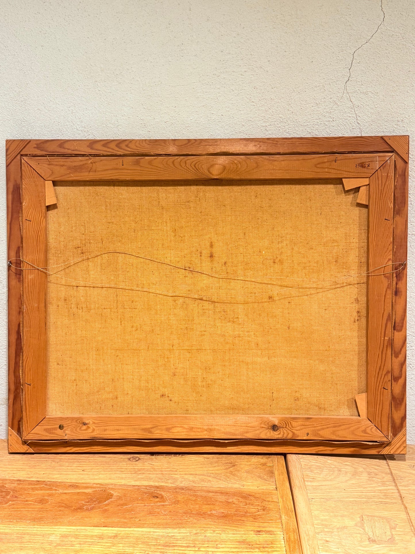 Pariser bymotiv. Impressionistisk impasto oliemaleri . Fra ca.1950-1970.