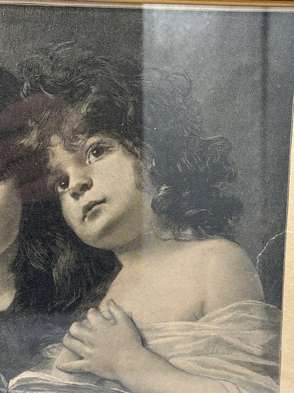 I eventyrets verden. Antik dansk træsnitsgravering. Fra 1896