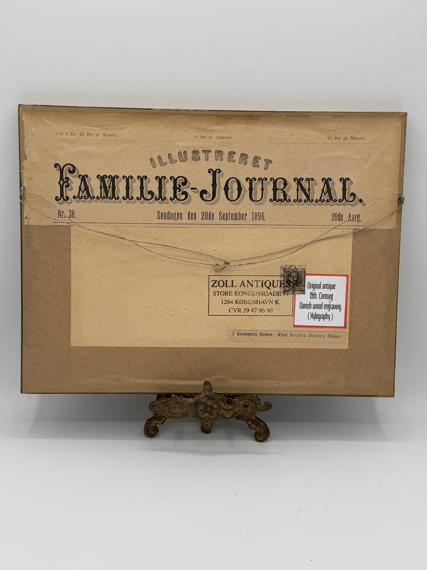 I eventyrets verden. Antik dansk træsnitsgravering. Fra 1896