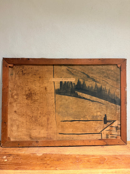 Willy Bille (f.1889-1944). Stillebens oliemaleri. Fra 1930érne.