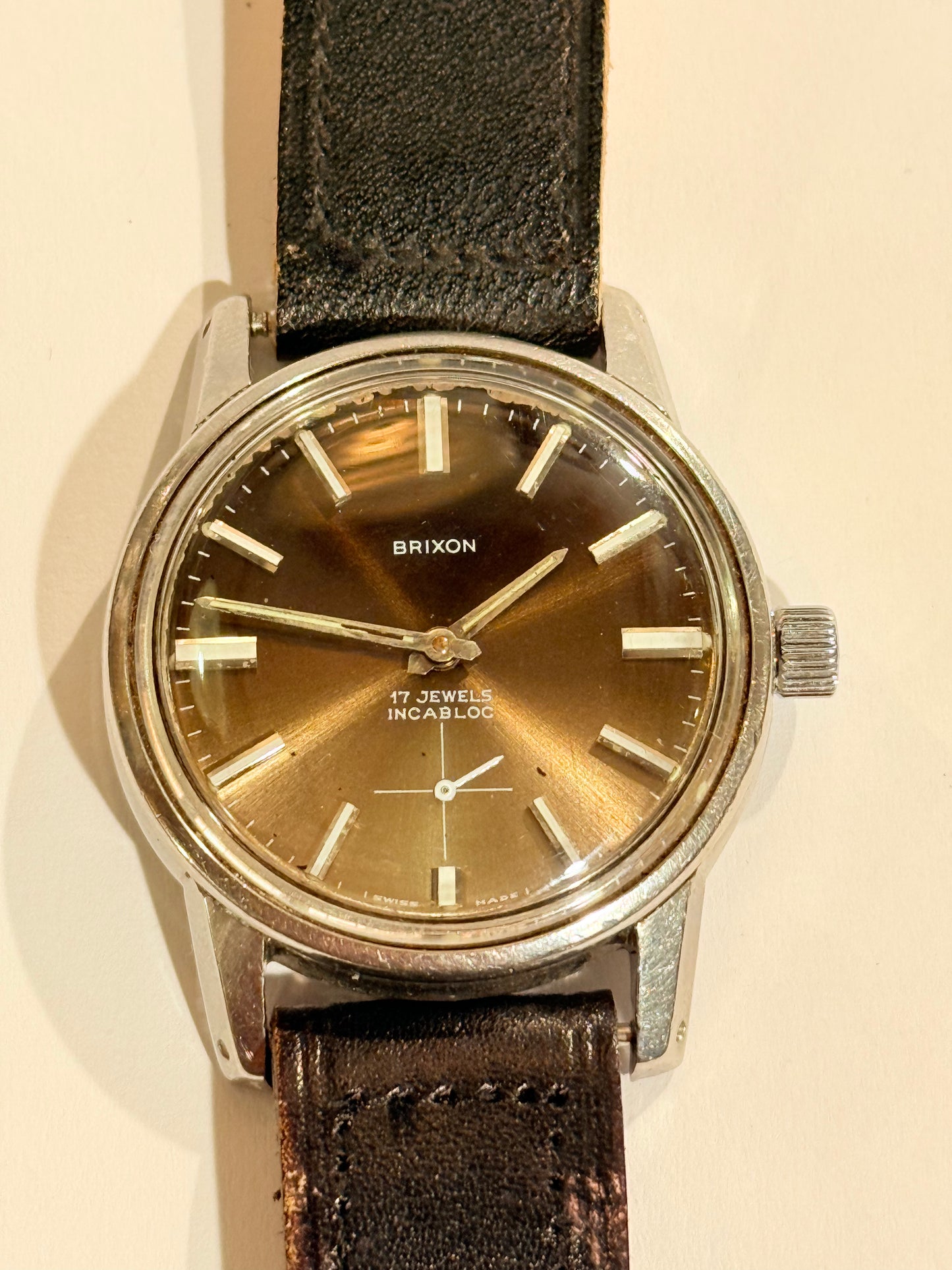 Vintage Brixon manuelt armbåndsur. Fra 1960érne.