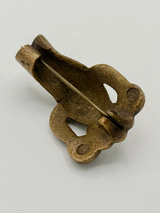 Kalevara Koru, Jernalder krabbe-spænde i bronze. Finland. Museumskopi
