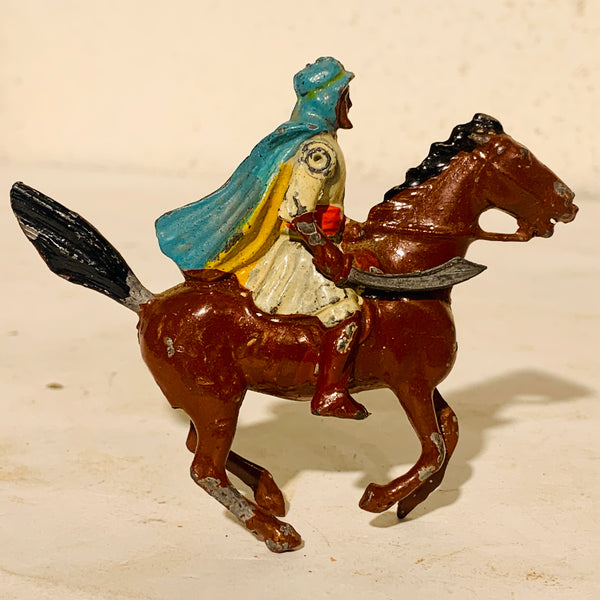 Antik Britains Deetail tinsoldat, Araber til hest, fra start 1900tallet.