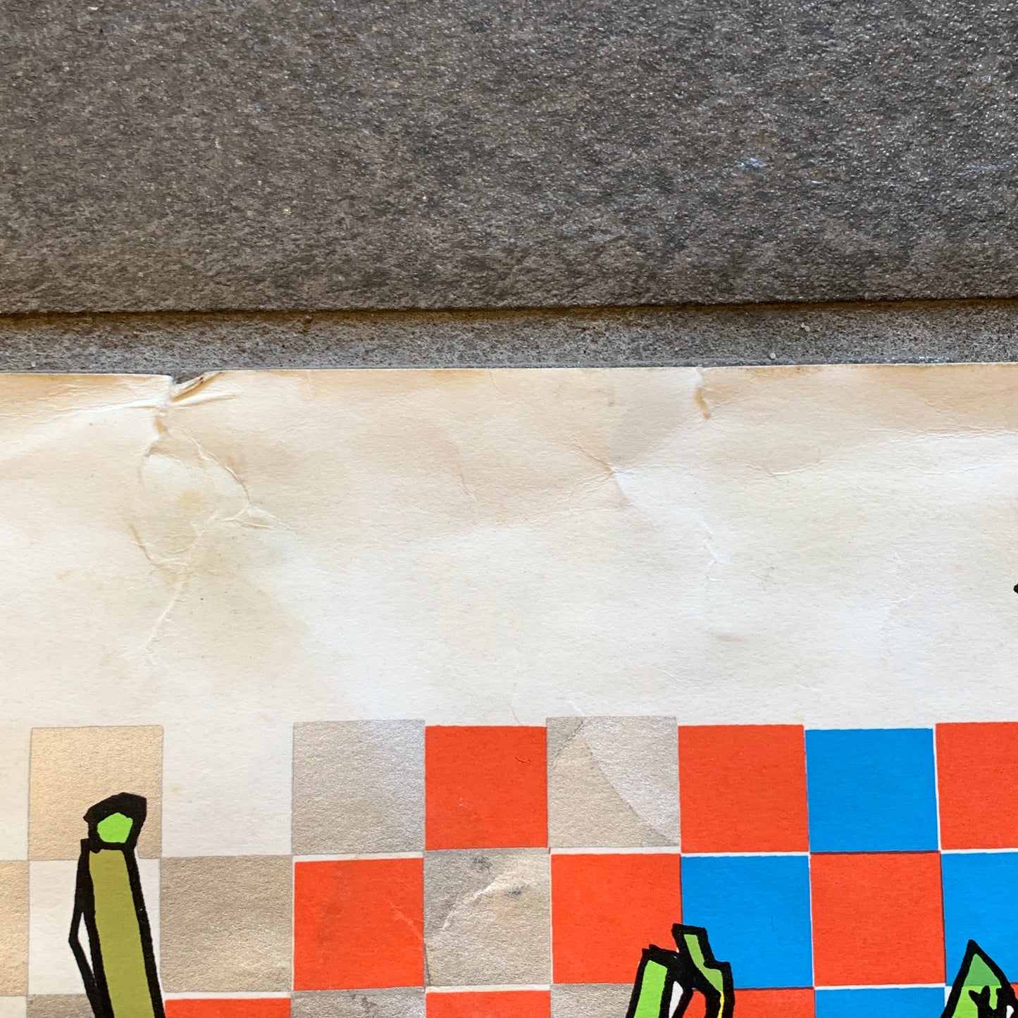 Ældre dansk kunst plakat.