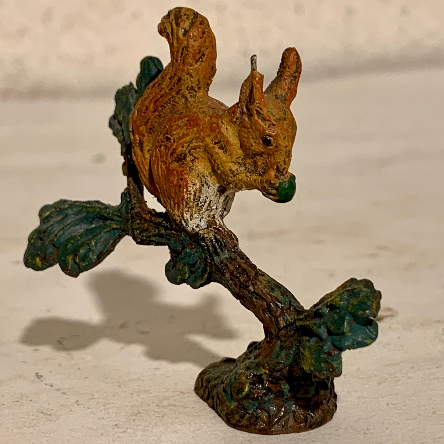 Lineol, squirrel on small tree.