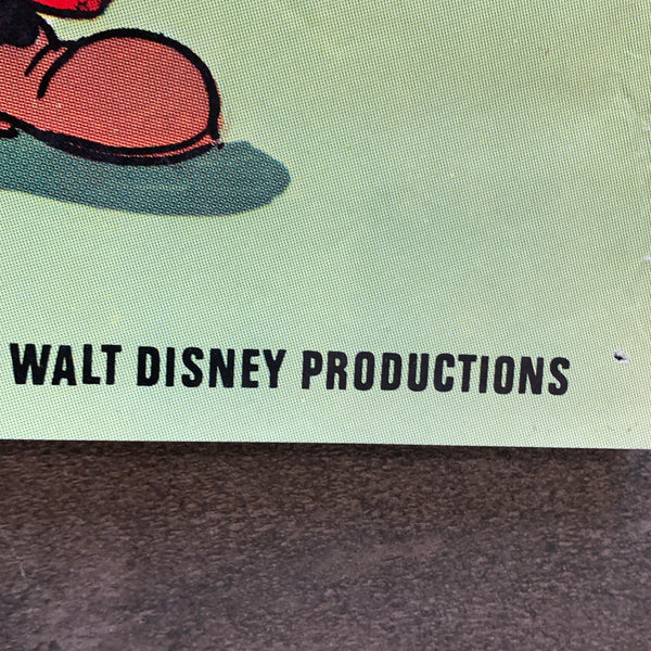 Original dansk Walt Disney film plakat, fra 1960/70erne
