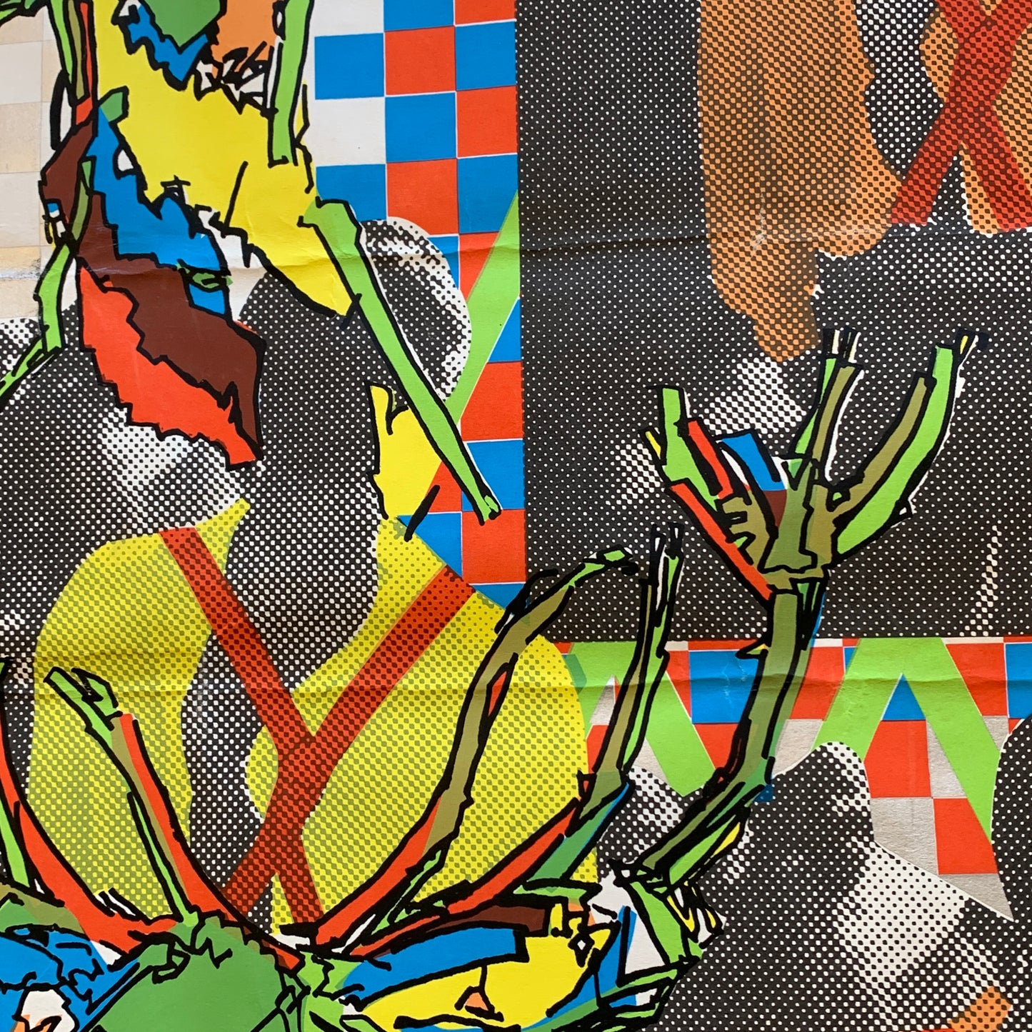 Ældre dansk kunst plakat.