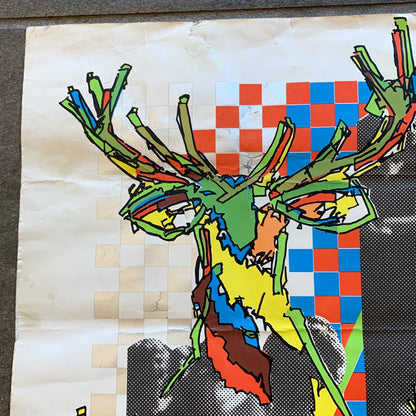 Ældre dansk kunst plakat.