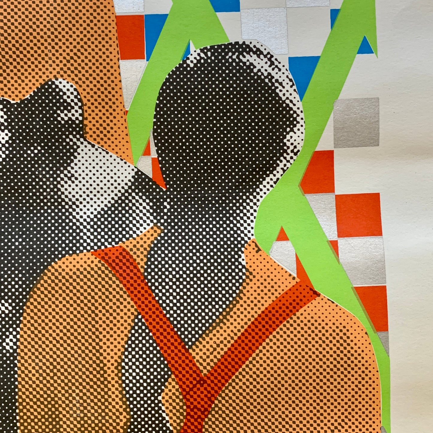 Ældre dansk kunst plakat.