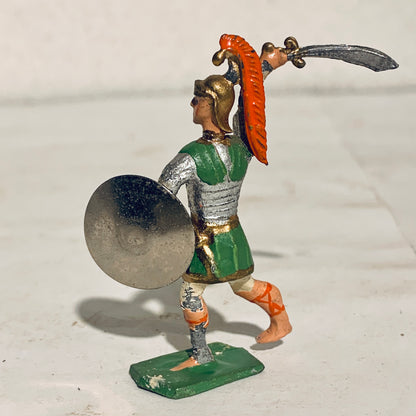 Antique Heyde tin soldier, Roman legionary, from the early 1900s.