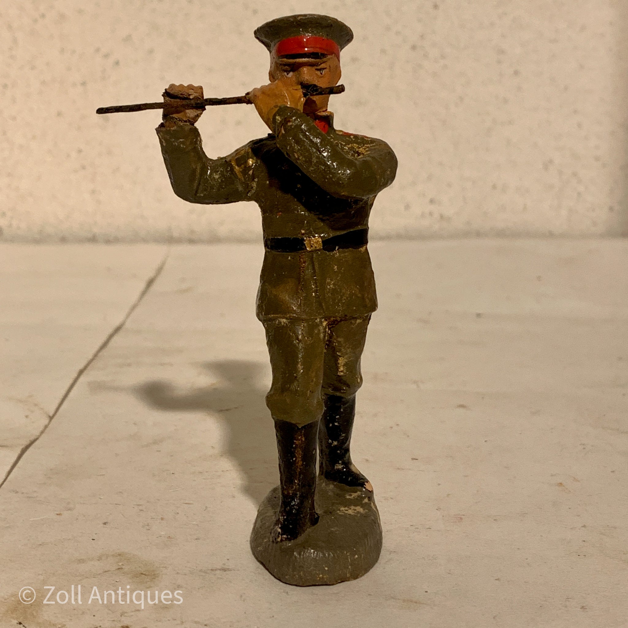 Elastolin, Stor tysk WW1 soldat 10cm serien, fra 1920/30érne.