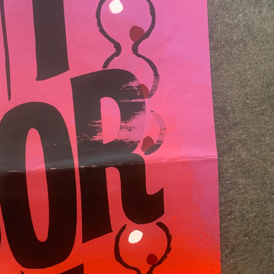 Jerry Lewis, Den skøre professor, premiere plakat, fra 1963.