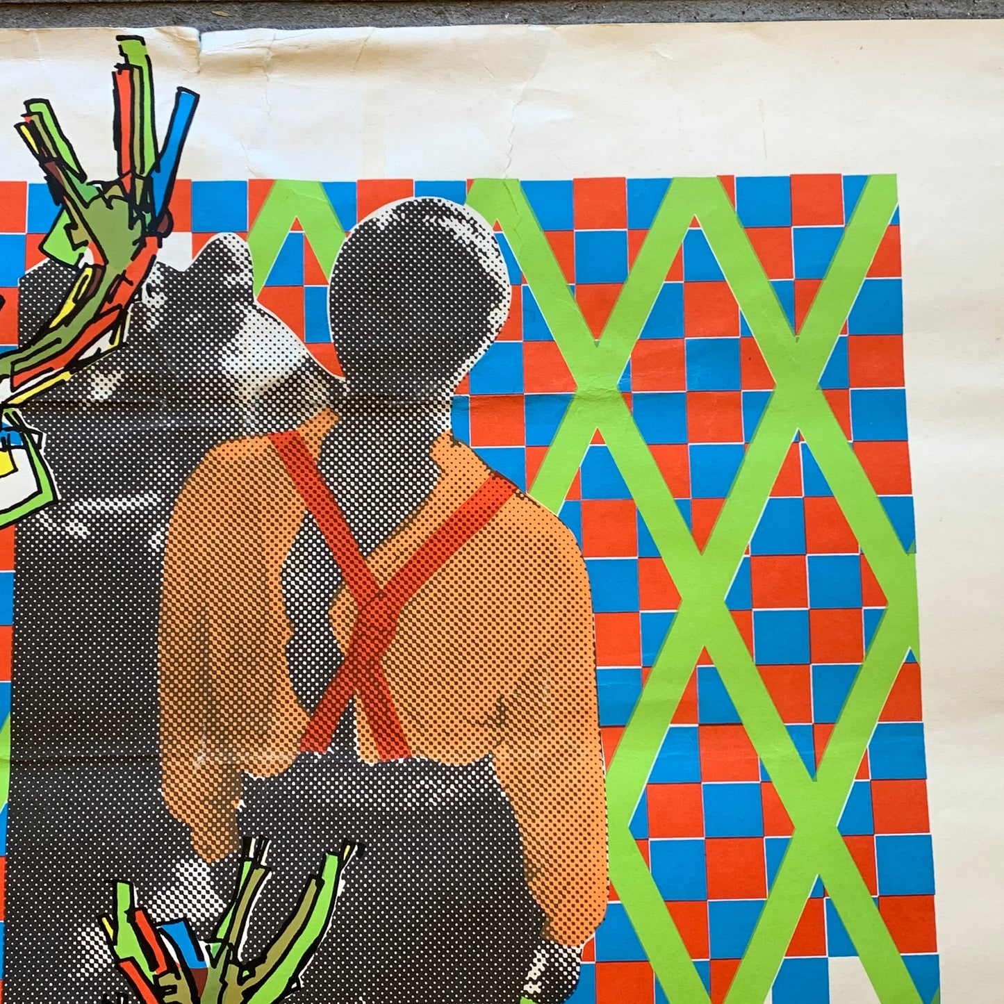 Ældre dansk kunst plakat.