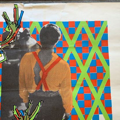 Ældre dansk kunst plakat.