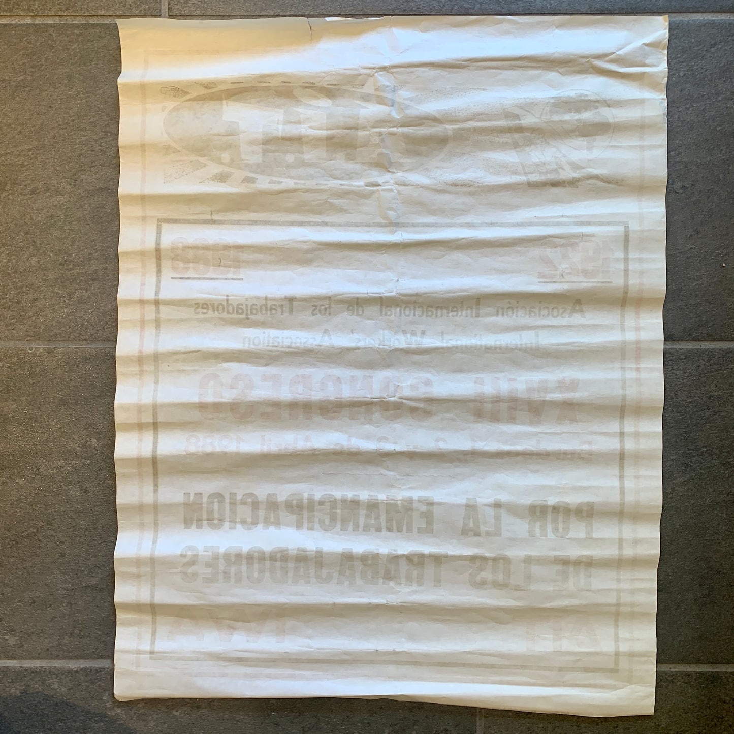 Original spansk anarkistisk plakat, fra 1988.