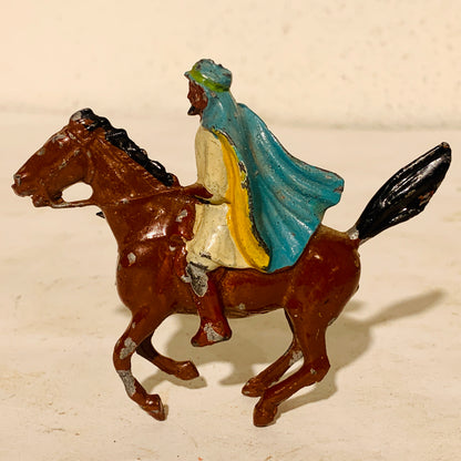 Antique Britains Deetail tin soldier, Arab on horse, from start 1900s.