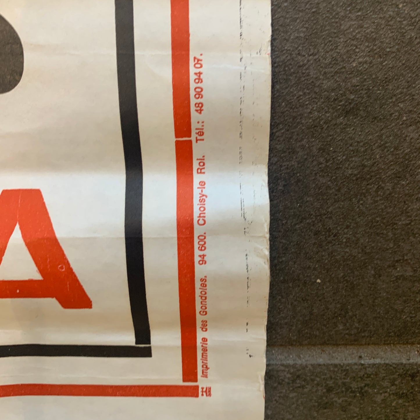 Original spansk anarkistisk plakat, fra 1988.