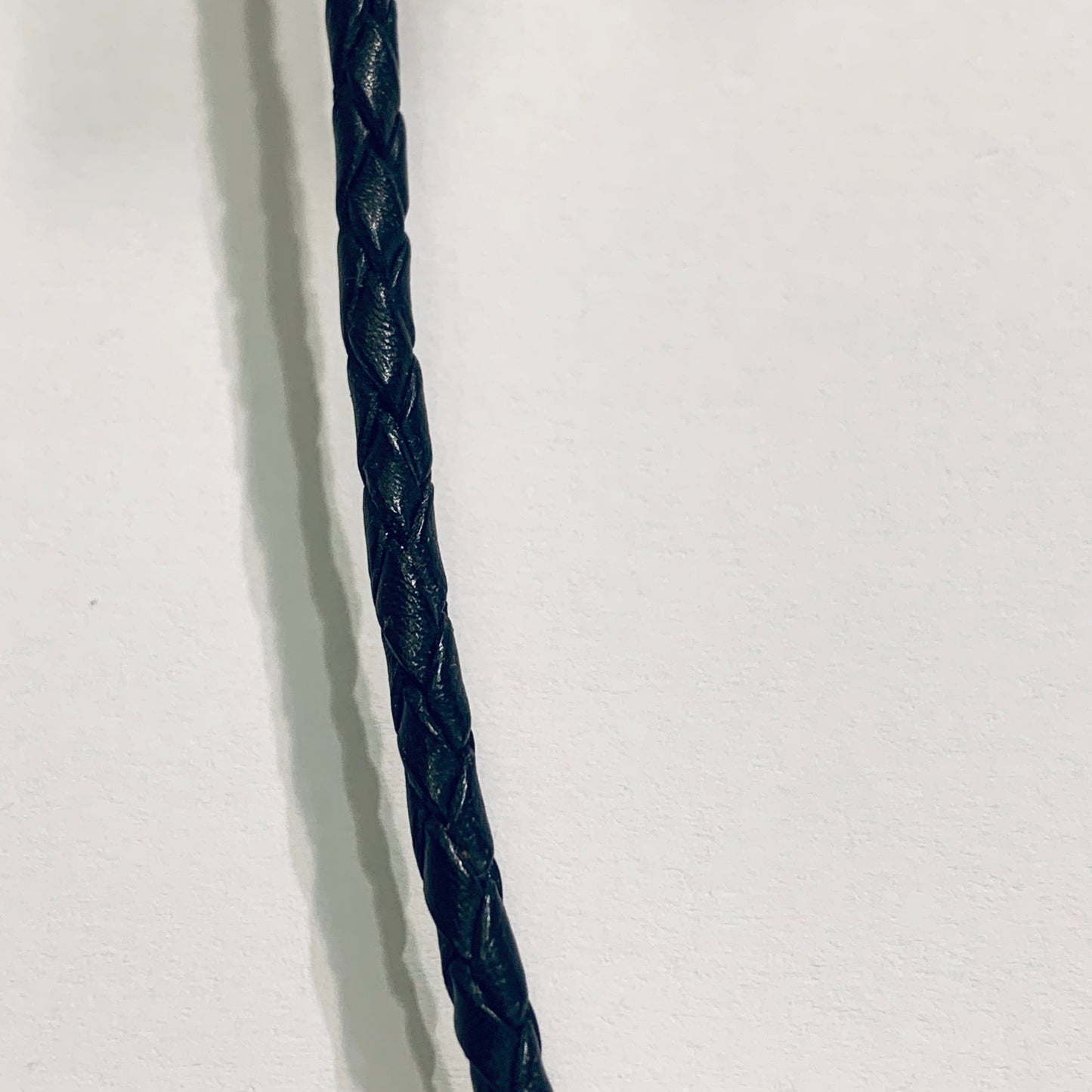 Large antique Thor's hammer in cow bone and sterling silver.