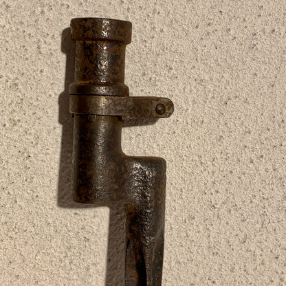 Antik dølle bajonet, fra 1700/1800 tallet.