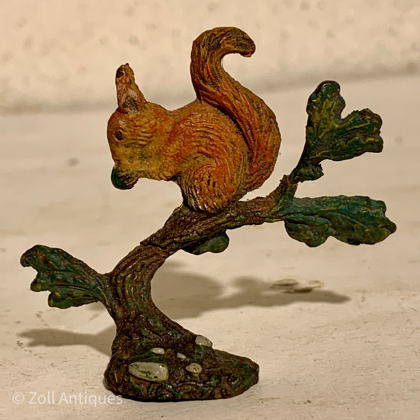 Lineol, squirrel on small tree.