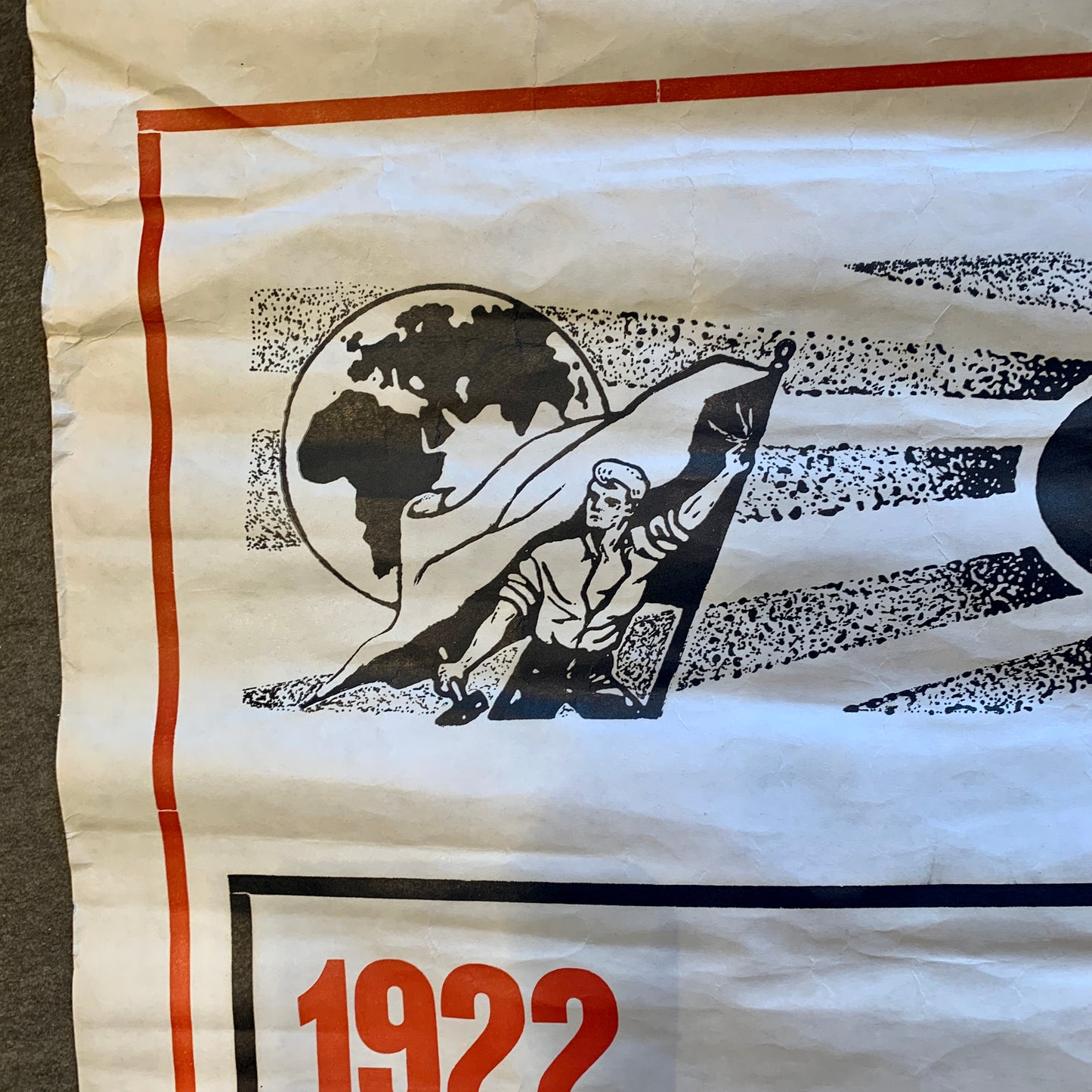 Original spansk anarkistisk plakat, fra 1988.