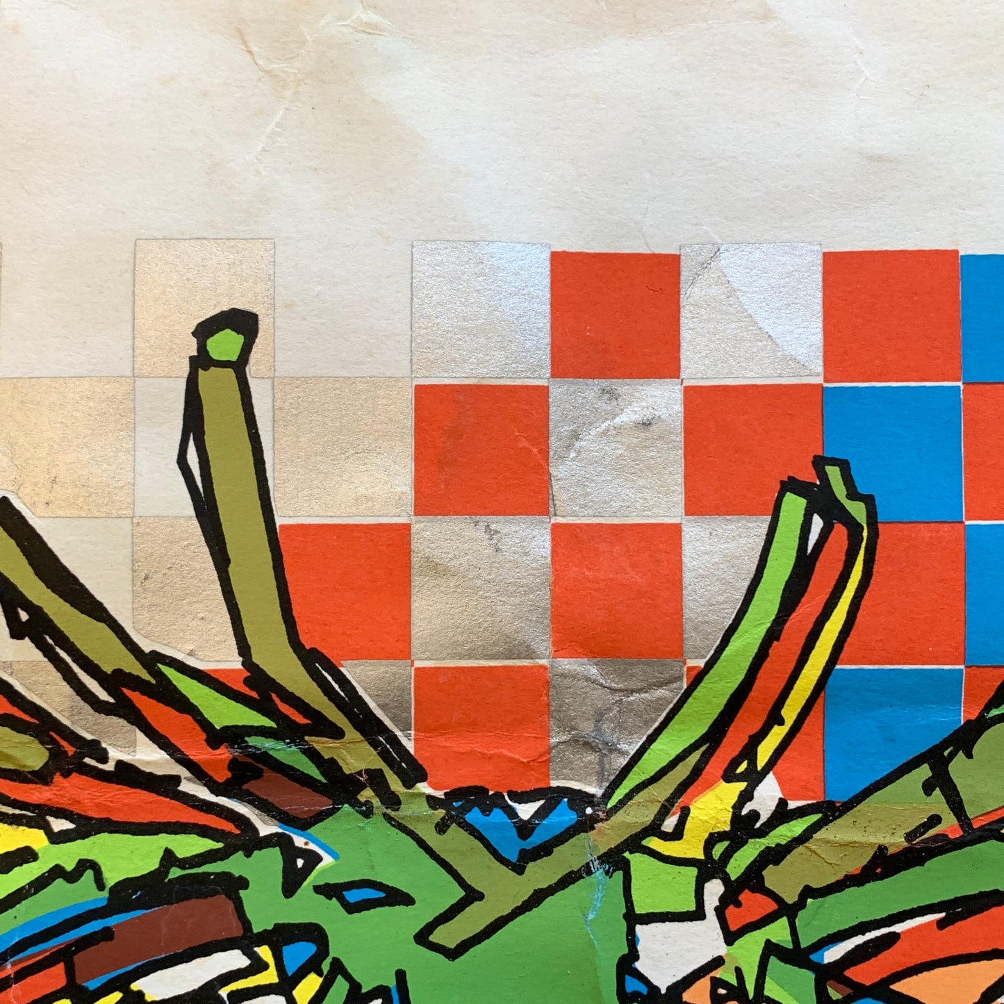 Ældre dansk kunst plakat.