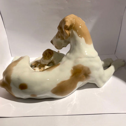 Bing & Grøndahl Pointer m. Hvalpe