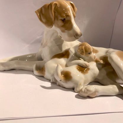 Bing & Grøndahl Pointer m. Hvalpe