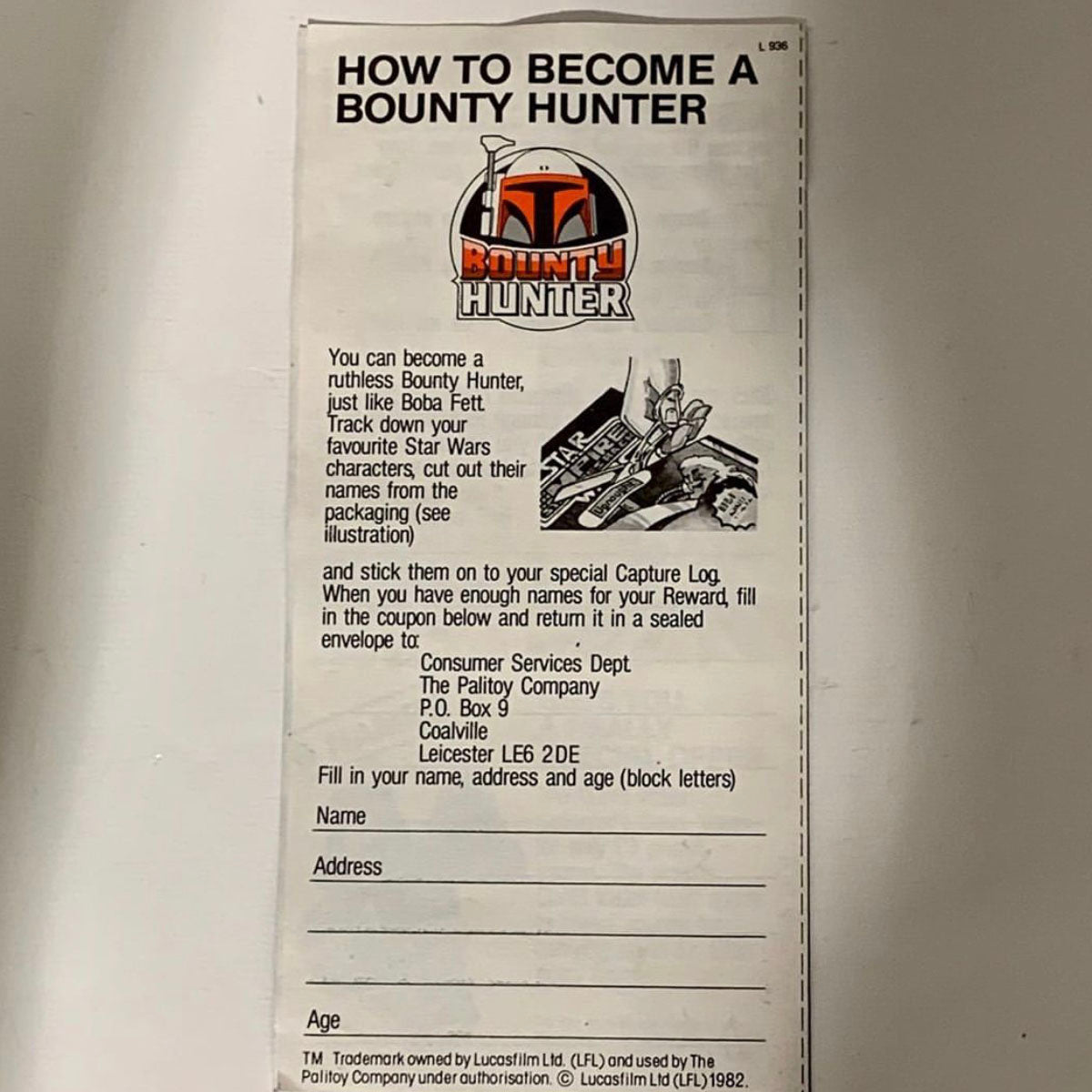 Vintage STAR WARS brochure