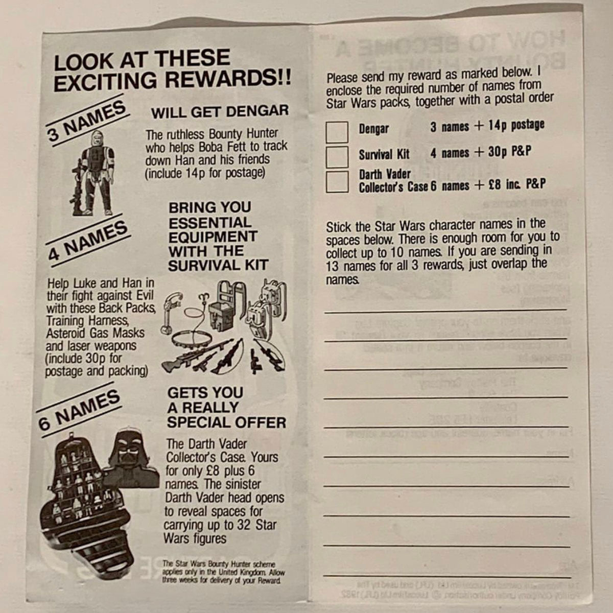 Vintage STAR WARS brochure