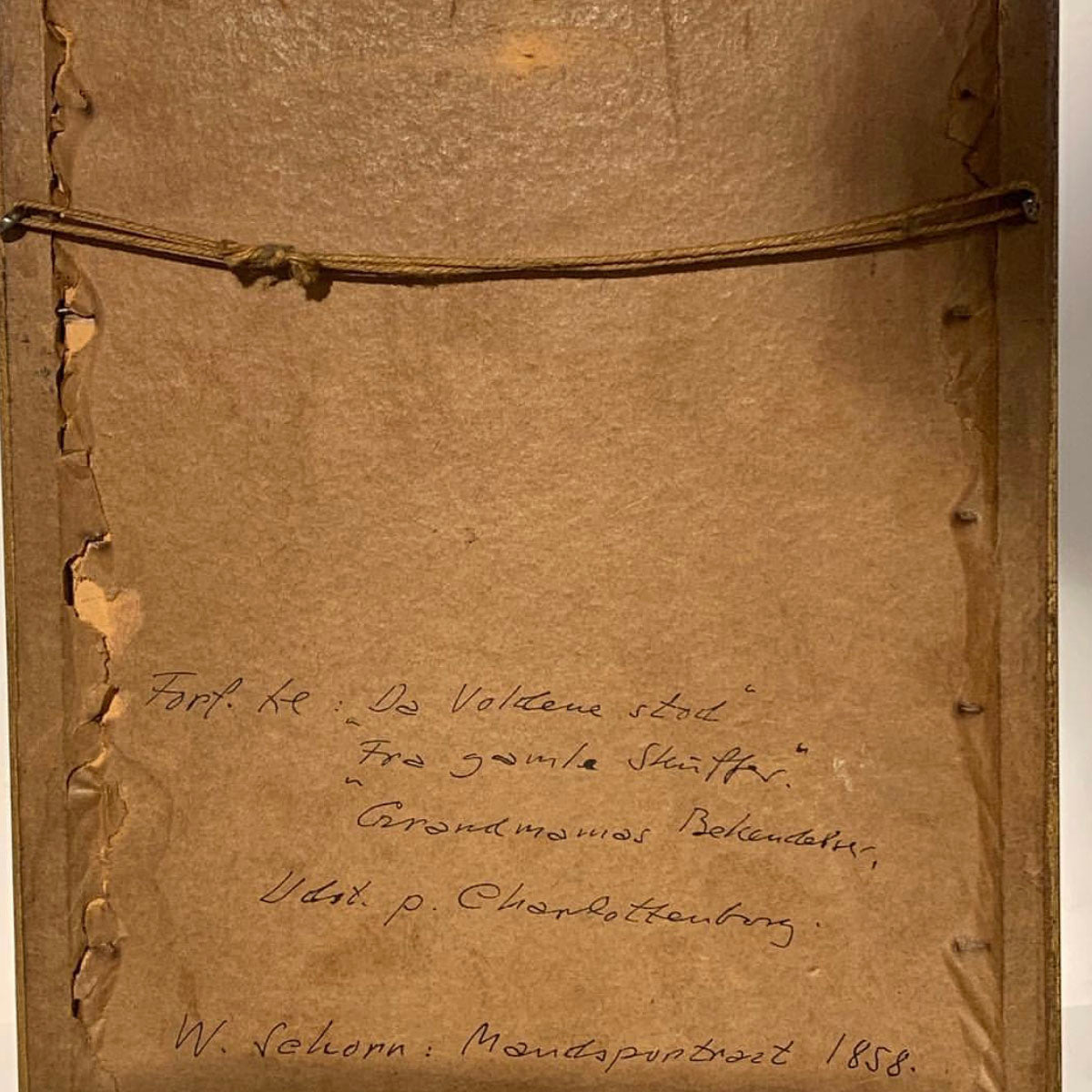 Wilhelm Schorn Blyantstegning